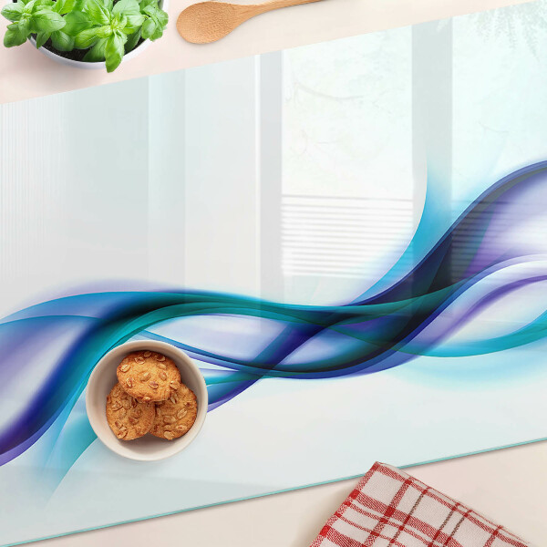 Tocător de bucătărie Valuri în nuanțe de albastru și turcoaz