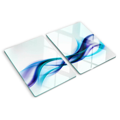 Tocător de bucătărie Valuri în nuanțe de albastru și turcoaz