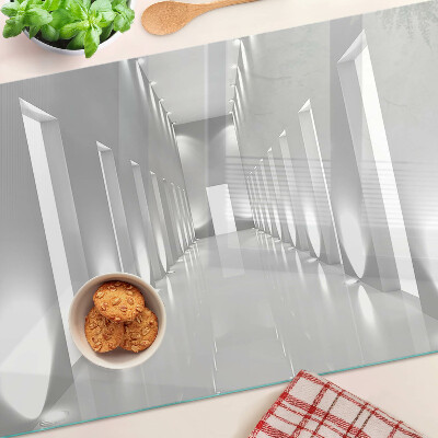 Tocător sticlă Labirint luminos abstract