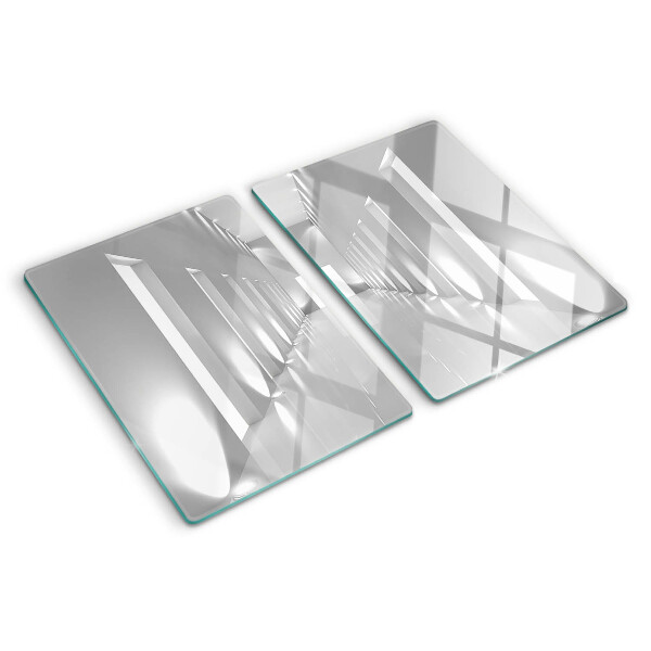 Tocător sticlă Labirint luminos abstract