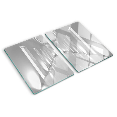 Tocător sticlă Labirint luminos abstract