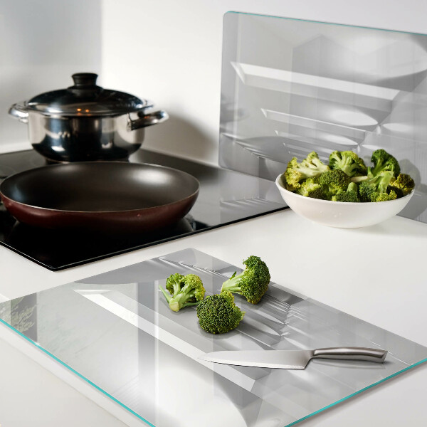 Tocător sticlă Labirint luminos abstract