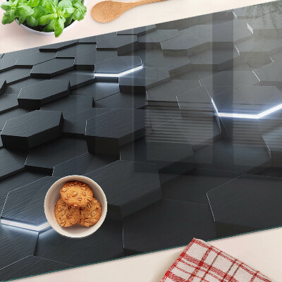 Tocător de bucătărie Model hexagonal cu efect 3D