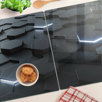 Tocător de bucătărie Model hexagonal cu efect 3D