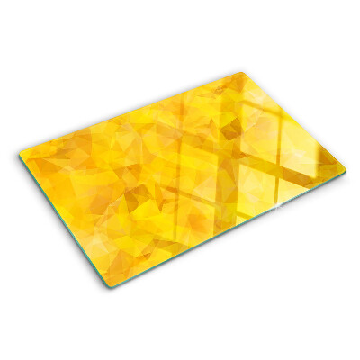 Tocător de bucătărie Mozaic geometric galben