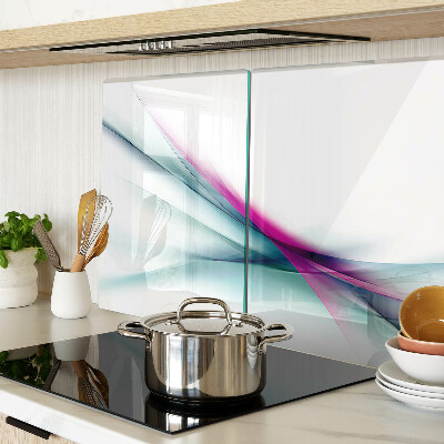 Tocător sticlă Valuri de culoare abstracte