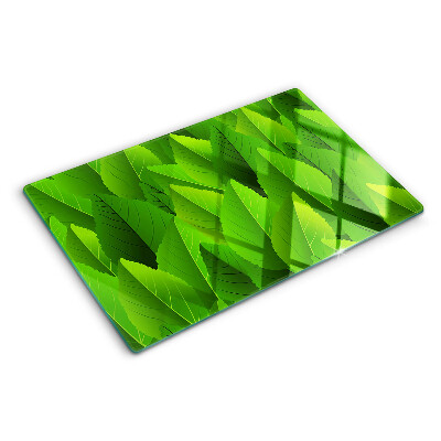 Tocător de bucătărie Frunze în nuanțe de verde