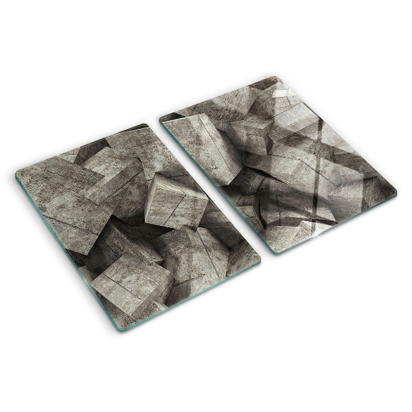 Tocător sticlă Forme geometrice abstracte