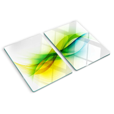 Tocător de bucătărie Valuri de culoare abstracte