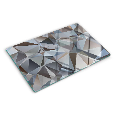 Tocător din sticlă Model tăiat cu diamant