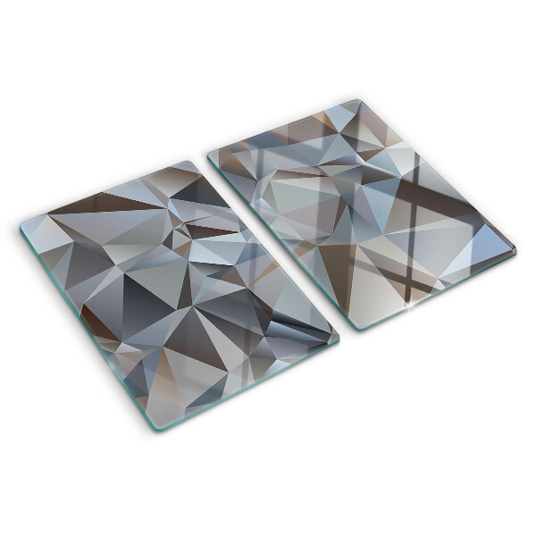 Tocător din sticlă Model tăiat cu diamant