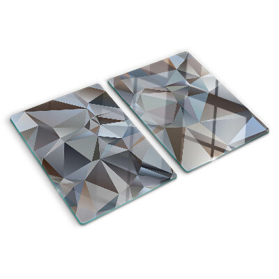 Tocător din sticlă Model tăiat cu diamant