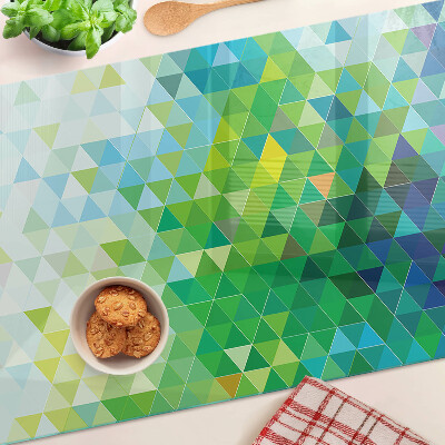 Tocător sticlă Geometria triunghiurilor colorate