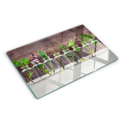 Tocător din sticlă Plante în sticle
