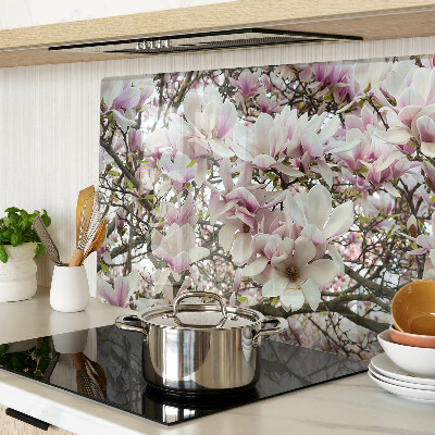 Tocător sticlă Flori de magnolie