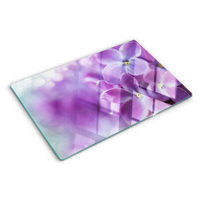 Tocător de bucătărie Flori în nuanțe de violet