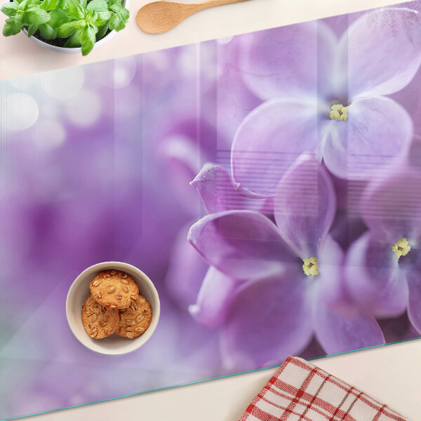 Tocător de bucătărie Flori în nuanțe de violet