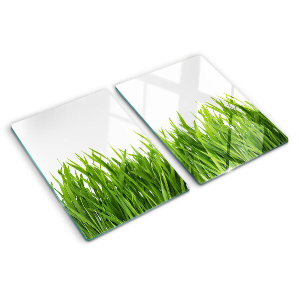 Tocător din sticlă Iarbă verde