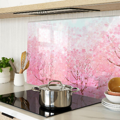 Tocător din sticlă Motive florale Sakura