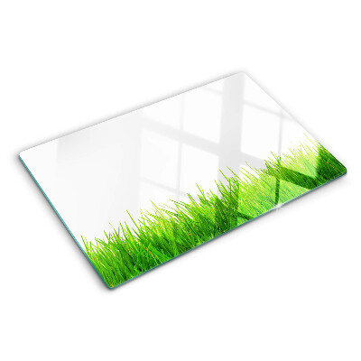 Tocător din sticlă Iarbă verde