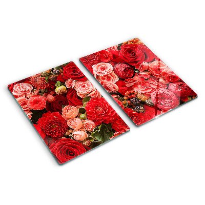 Tocător de bucătărie Model floral cu trandafiri
