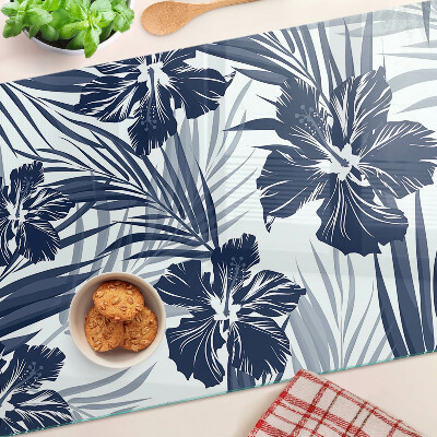 Tocător de bucătărie Motiv floral tropical