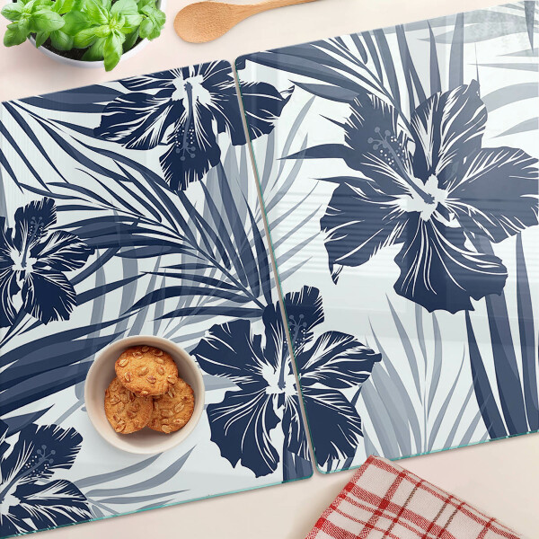 Tocător de bucătărie Motiv floral tropical