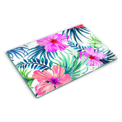 Tocător de bucătărie Motiv floral tropical