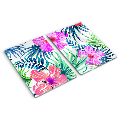 Tocător de bucătărie Motiv floral tropical