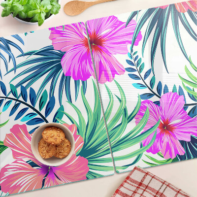 Tocător de bucătărie Motiv floral tropical