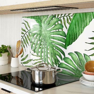 Tocător de bucătărie Frunze tropicale în nuanțe de verde