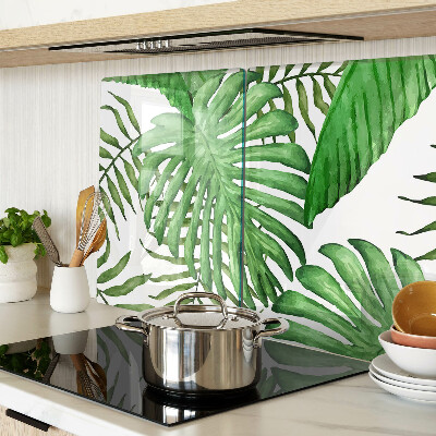 Tocător de bucătărie Frunze tropicale în nuanțe de verde