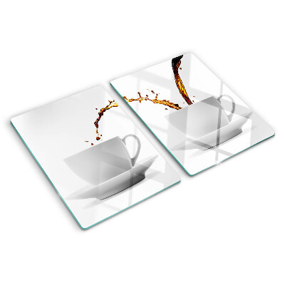 Tocător sticlă Cafea în cești