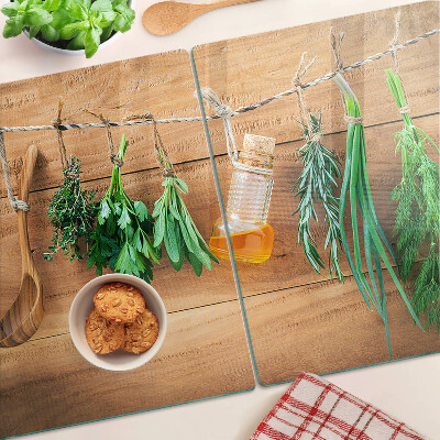 Tocător de bucătărie Ierburi aromatice în bucătărie