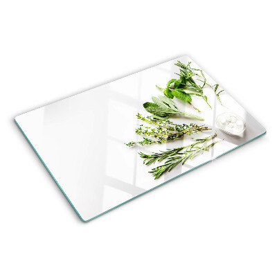 Tocător sticlă Ierburi aromatice de bucătărie