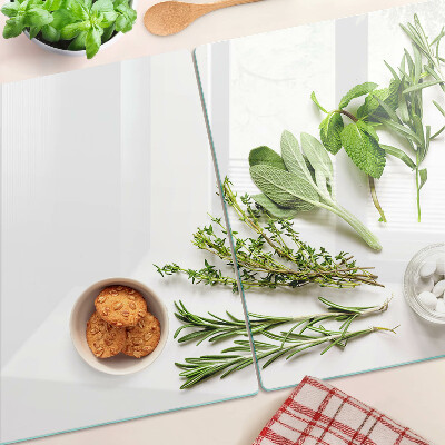 Tocător sticlă Ierburi aromatice de bucătărie