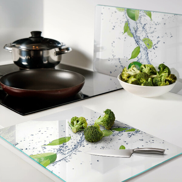 Tocător de bucătărie Lămâi și apă din frunze