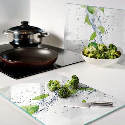 Tocător de bucătărie Lămâi și apă din frunze