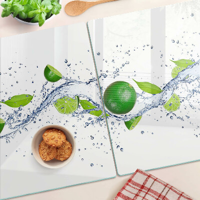 Tocător de bucătărie Lămâi și apă din frunze