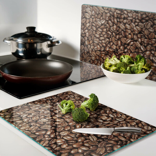 Tocător de bucătărie boabe de cafea