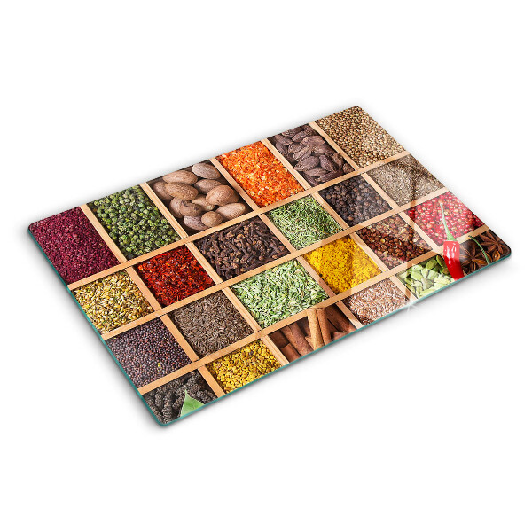 Tocător sticlă Condimente în borcane