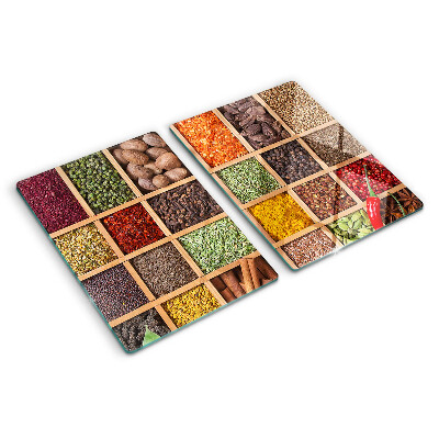 Tocător sticlă Condimente în borcane