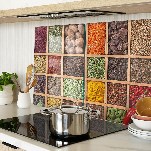 Tocător sticlă Condimente în borcane