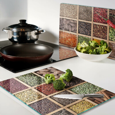 Tocător sticlă Condimente în borcane