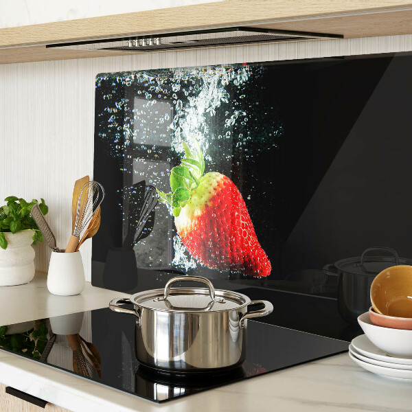 Tocător sticlă Căpșună în apă