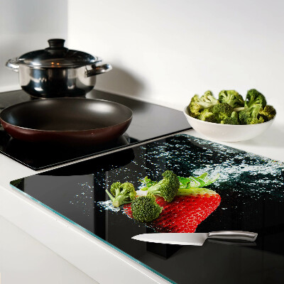 Tocător sticlă Căpșună în apă