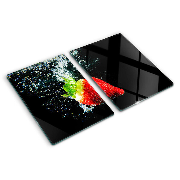 Tocător sticlă Căpșună în apă