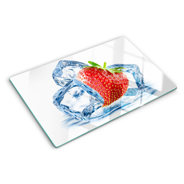 Tocător de bucătărie Căpșuni în gheață