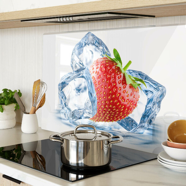 Tocător de bucătărie Căpșuni în gheață