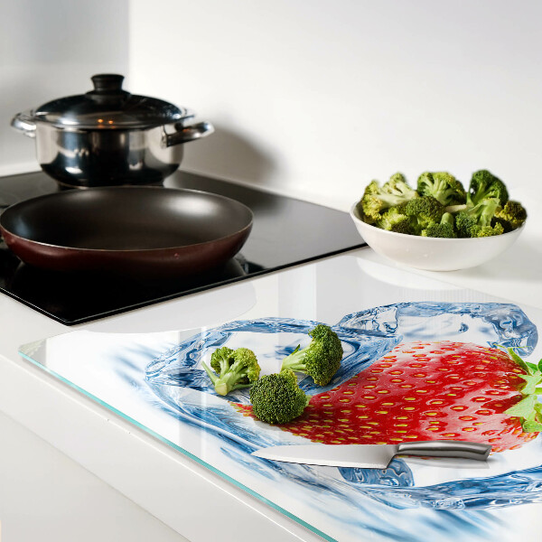 Tocător de bucătărie Căpșuni în gheață